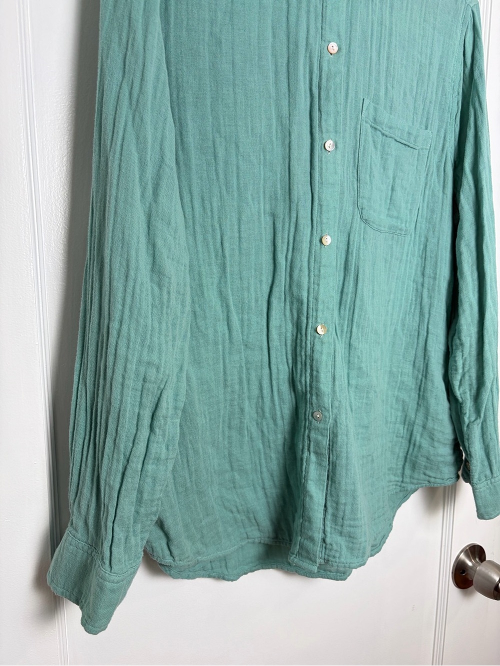 Rails Ellis Organic Cotton Gauze Button-Up Shirt - Picture 14 of 16